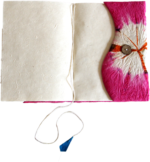 Handmade Paper Notebooks - Paisley (630x944), Png Download