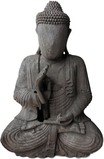Hand Carved No Face Buddha - Gautama Buddha (480x640), Png Download