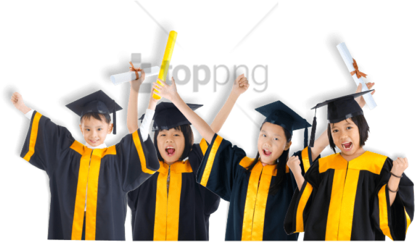 Free Png Download Kids Graduation Png Png Images Background - Kids Graduation Png (850x677), Png Download