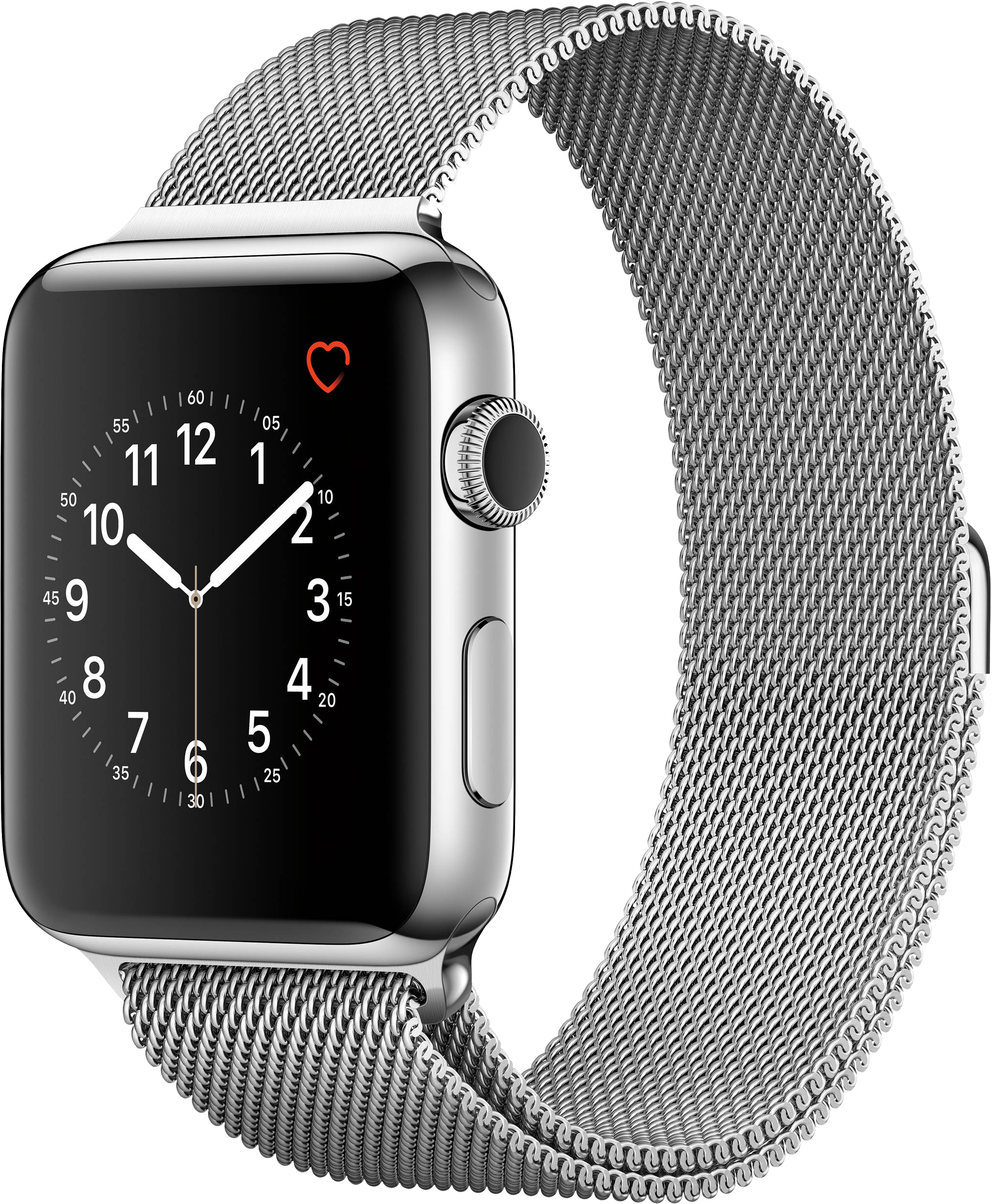Download Hd Apple Watch Series 2 Silver Transparent Png Image Nicepng Com