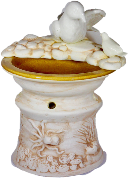 Zensuous Ceramic Aromatherapy Oil Candle Burner Ocean - Sculpture (600x600), Png Download