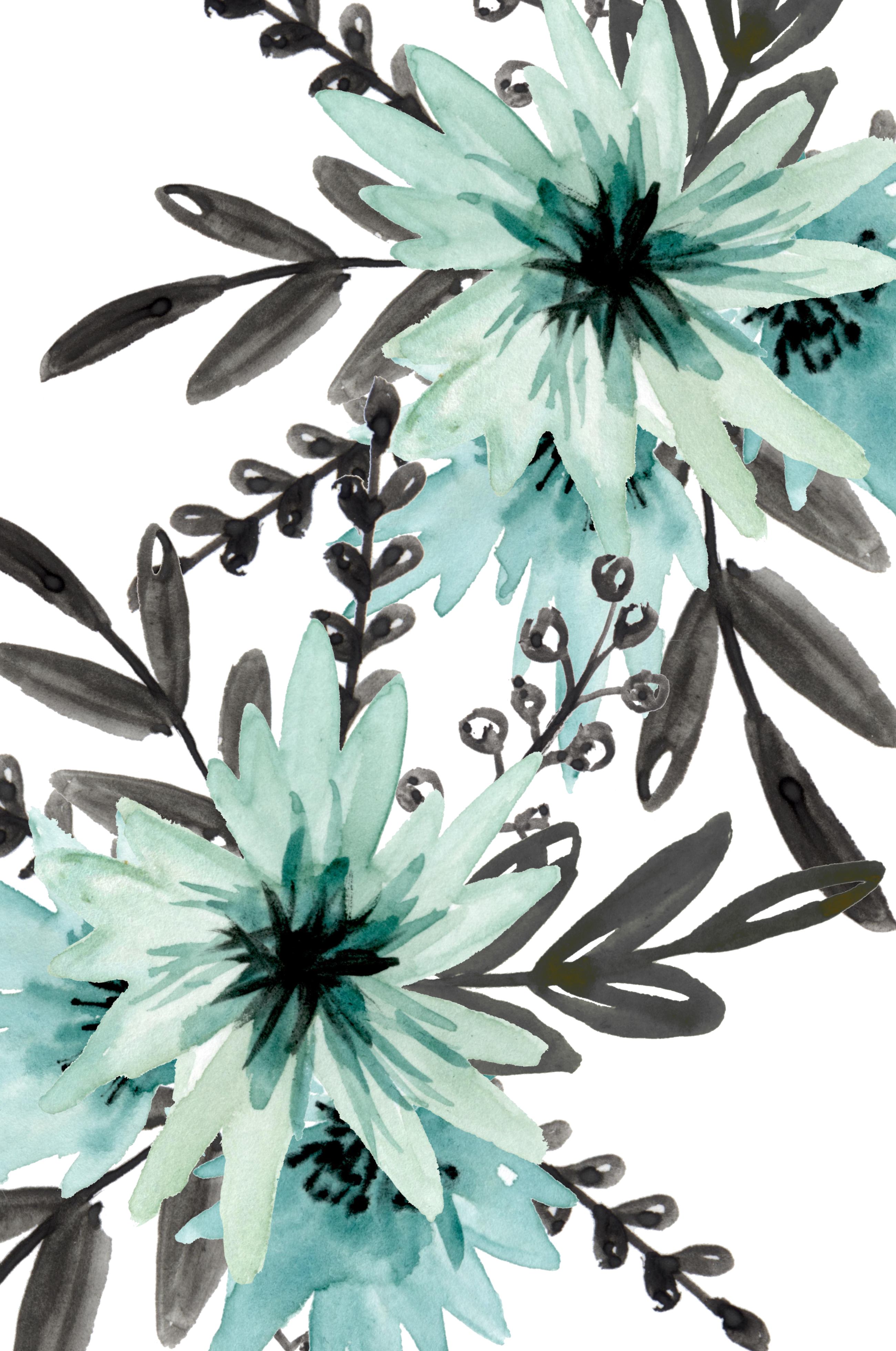 #casetify #iphone #art #design #illustration #flowers - Chrysanths (2600x3919), Png Download
