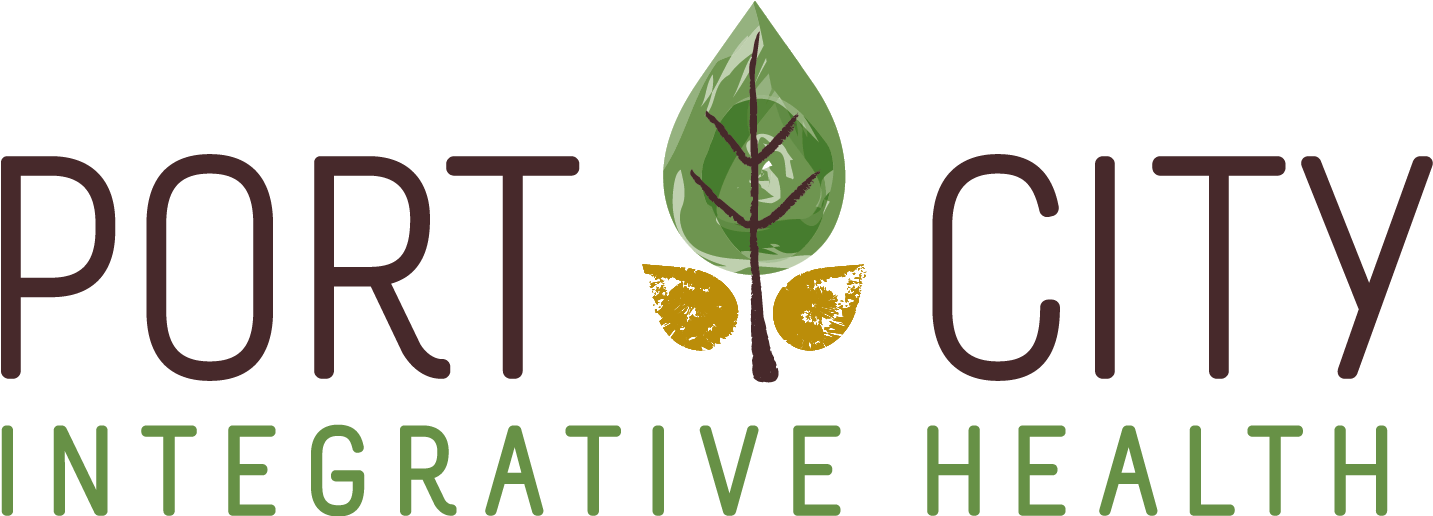 Port City Integrative Health Logo - Graphic Design (1432x541), Png Download