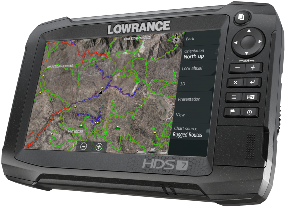 Lowrance Hds Carbon 7 - Lowrance Hds 7 Carbon (600x600), Png Download