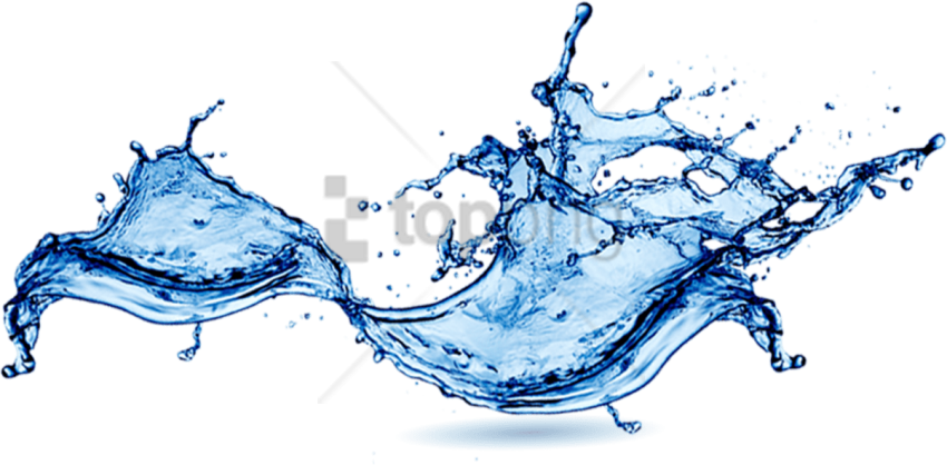 Free Png Blue Water Splash Png Image With Transparent - Blue Water Png (850x418), Png Download