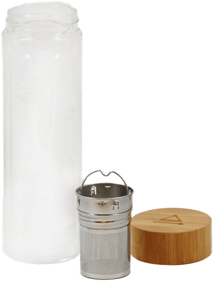 Chemistry Of Tea Glass Bottle - Water Bottle (920x596), Png Download