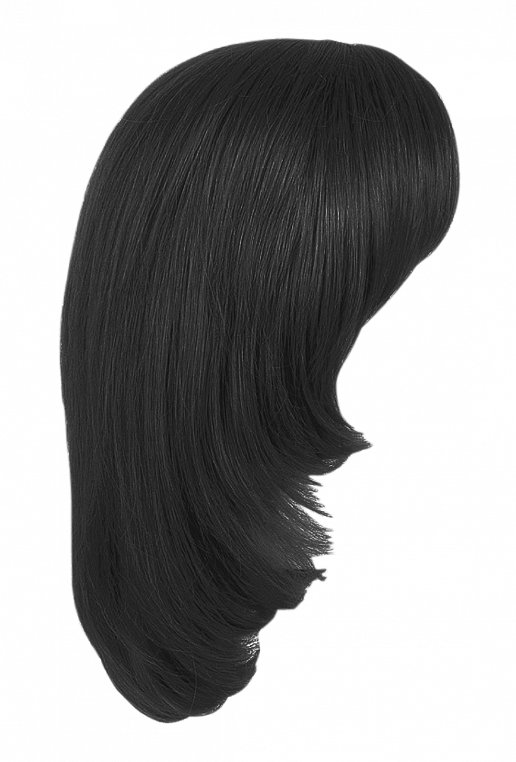 Hair Style Png - Girl Hair Png Download (728x1075), Png Download