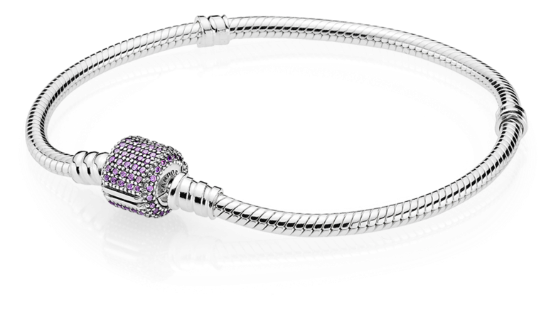 1000 X 1000 2 - Pandora Purple Pave Barrel Clasp Bracelet (1000x1000), Png Download