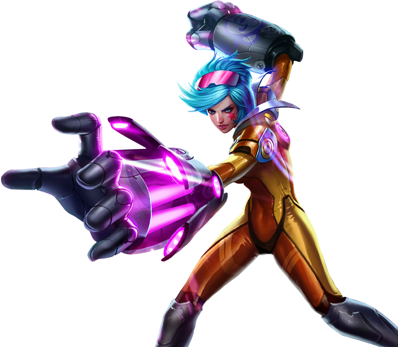 Neon Strike Vi Best Skin For Vi - Neon Strike Vi (807x691), Png Download