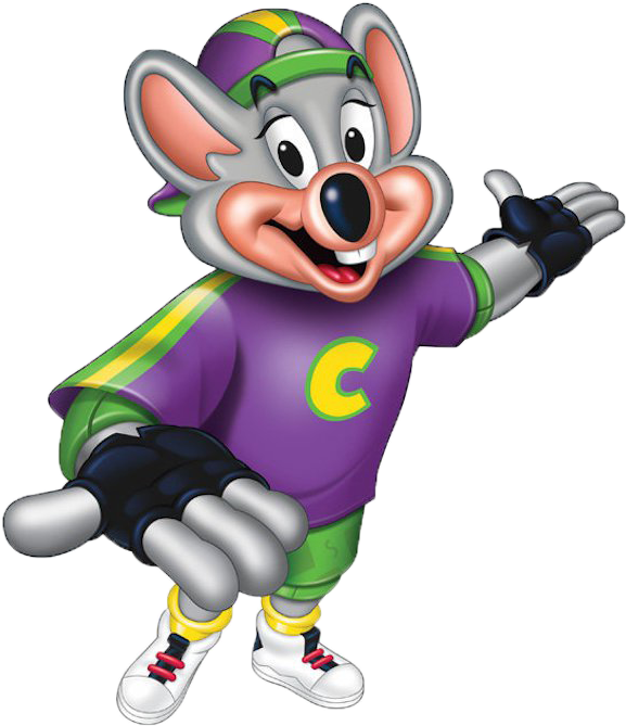 Charles Entertainment Cheese - Old Chuck E Cheese Cartoon (584x690), Png Download