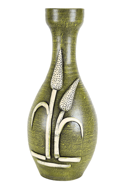 154238513502791452 Green Flower Vase - Vase (500x750), Png Download