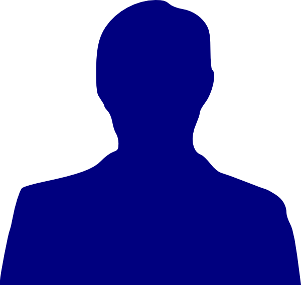 How To Set Use Blue Man Svg Vector (600x568), Png Download