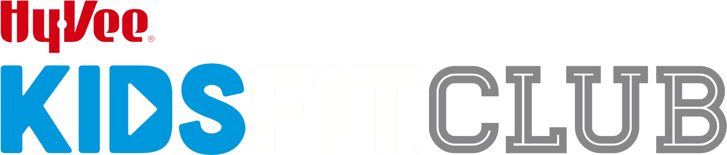 Hy-vee Kidsfit Club Logo - Hy Vee (2516x768), Png Download