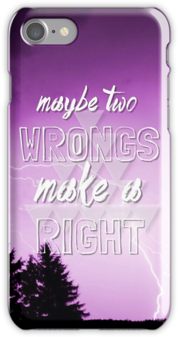 "5sos Safety Pin Lyrics" Iphone Cases & Skins By Hopeless - Mobile Phone Case (500x667), Png Download