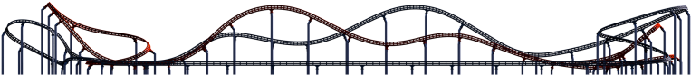 2 X 275 M - Roller Coaster (800x462), Png Download