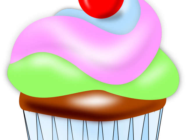 Cupcake Clipart Rose (640x480), Png Download