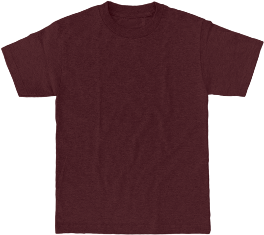 Customized Shirts - Burgundy Shirt Png (600x600), Png Download