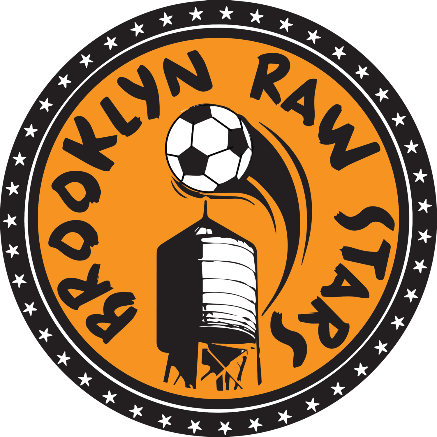 Brooklyn Raw Stars Soccer Club (1500x1500), Png Download