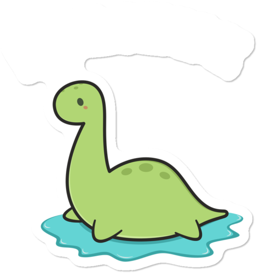 Believe In Loch Ness Monster - Loch Ness Monster Cute Png (650x650), Png Download