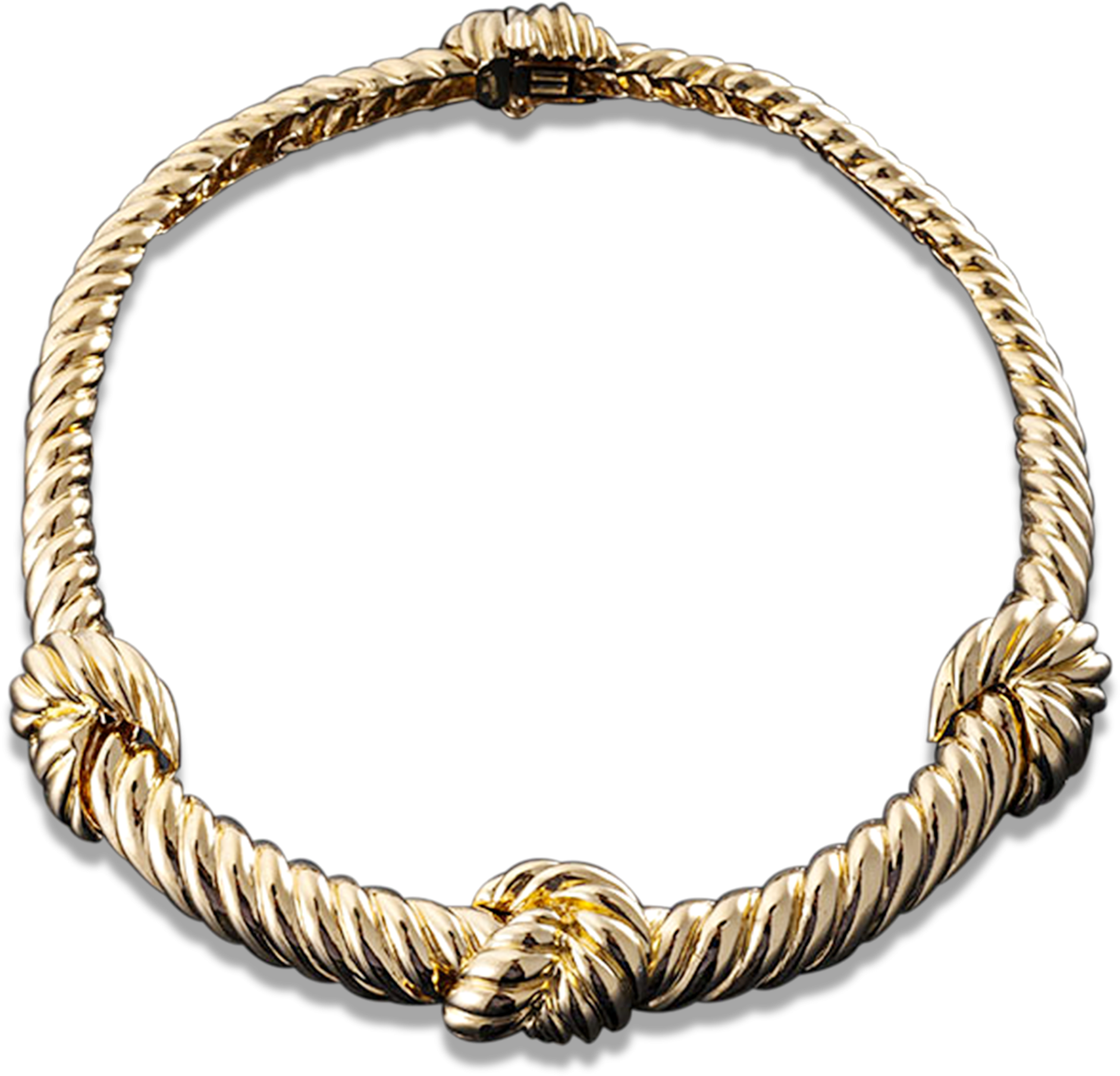 David Webb Gold Knot Necklace - Bracelet (2500x2000), Png Download