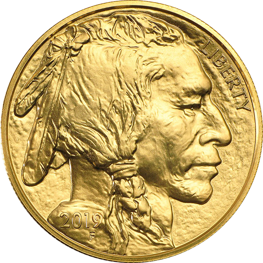 American Gold Buffalo - 1 Oz American Buffalo Gold Coin (838x838), Png Download