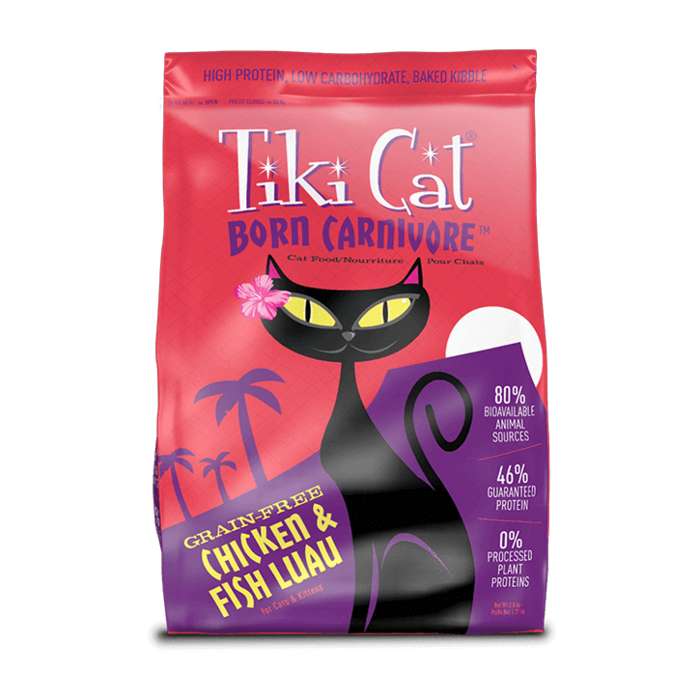 Tiki Cat Born Carnivore Grain Free Chicken & Fish Luau - Tiki Cat Dry Cat Food (700x700), Png Download
