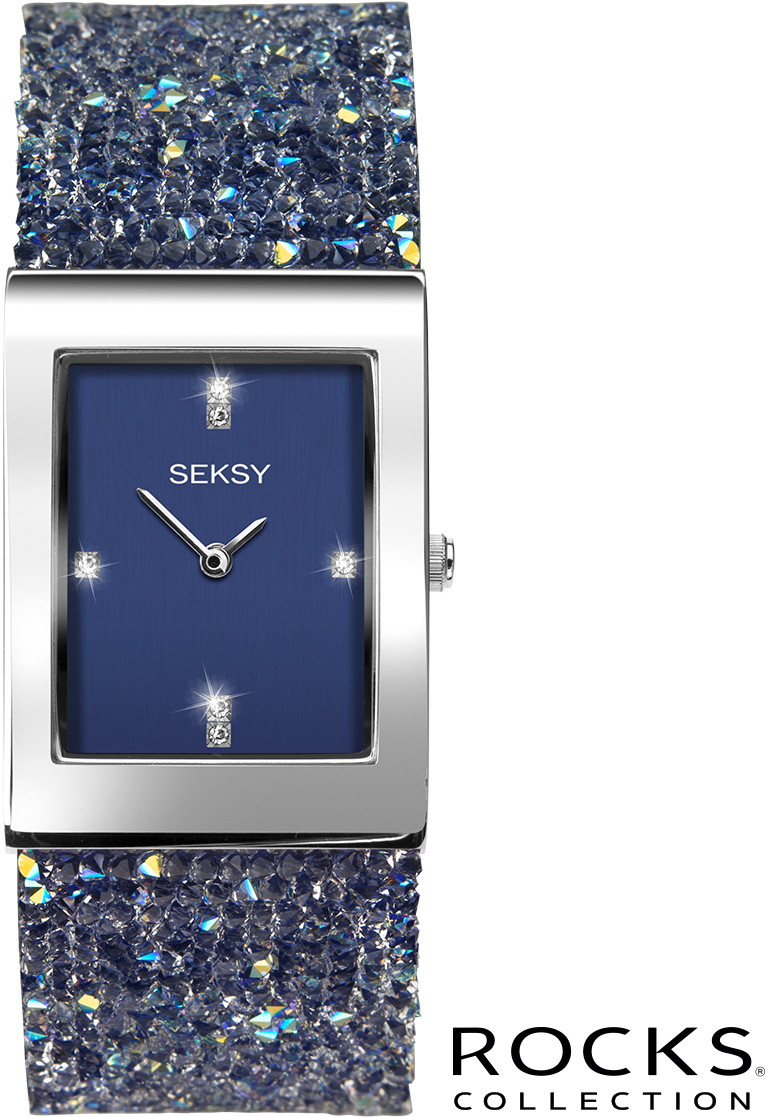 Seksy Rocks® Stone Set Bracelet Watch (1180x1180), Png Download
