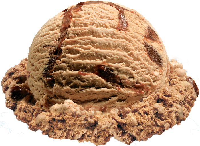 Cream And Coffee Fudge - Chocolate Ice Cream (700x544), Png Download