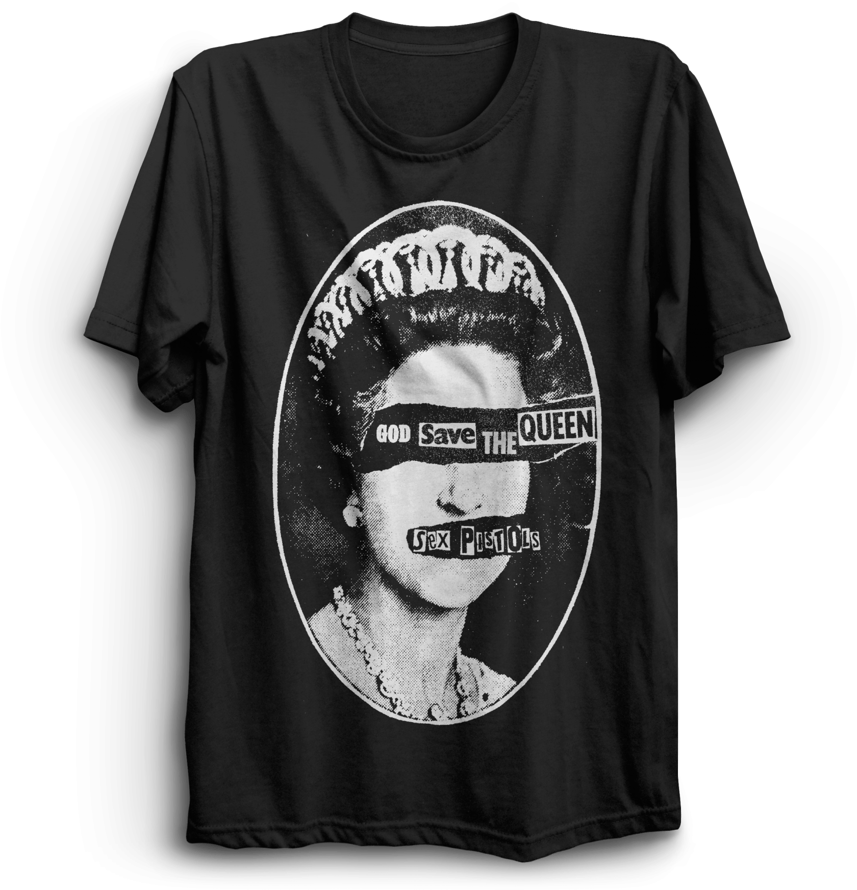 Custom T-shirts Uk, Sex Pistols, God Save The Queen - Pistols God Save The Queen (1800x1800), Png Download