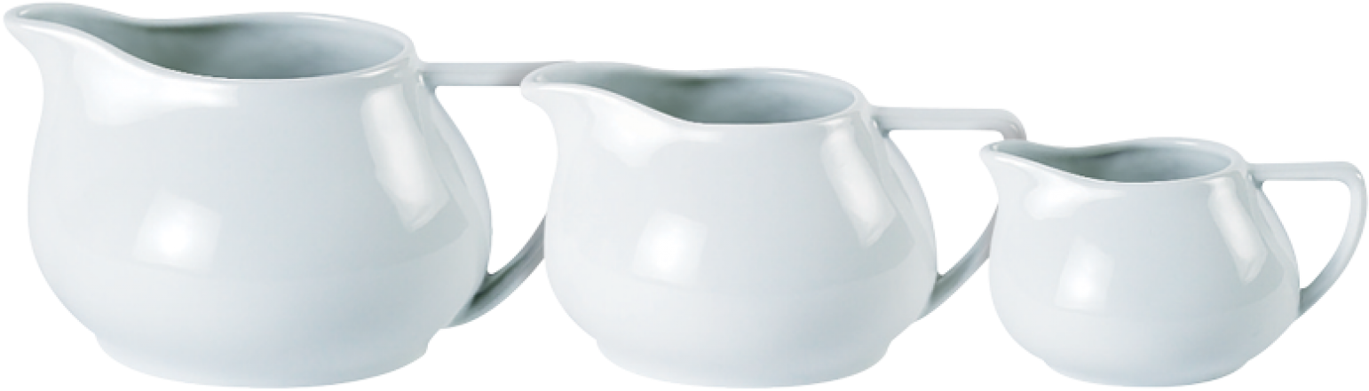 Porcelite Contemporary Milk Jug 5oz - Sauce Boat (1587x500), Png Download