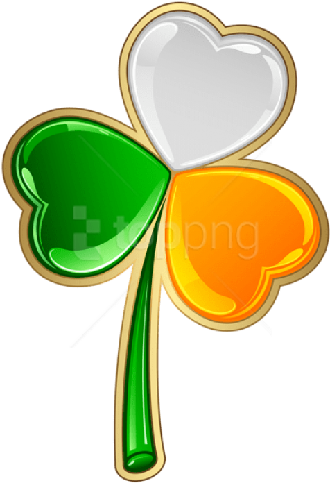 Free Png Download St Patrick's Irish Shamrock Png Images - Irish Shamrock Transparent Background (480x703), Png Download