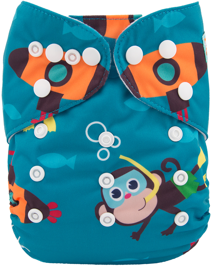 Alva Pocket Diaper - Alva Baby H092 (1200x1200), Png Download