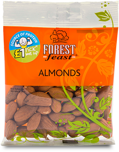 Almonds - Forest Feast - Almond (800x800), Png Download