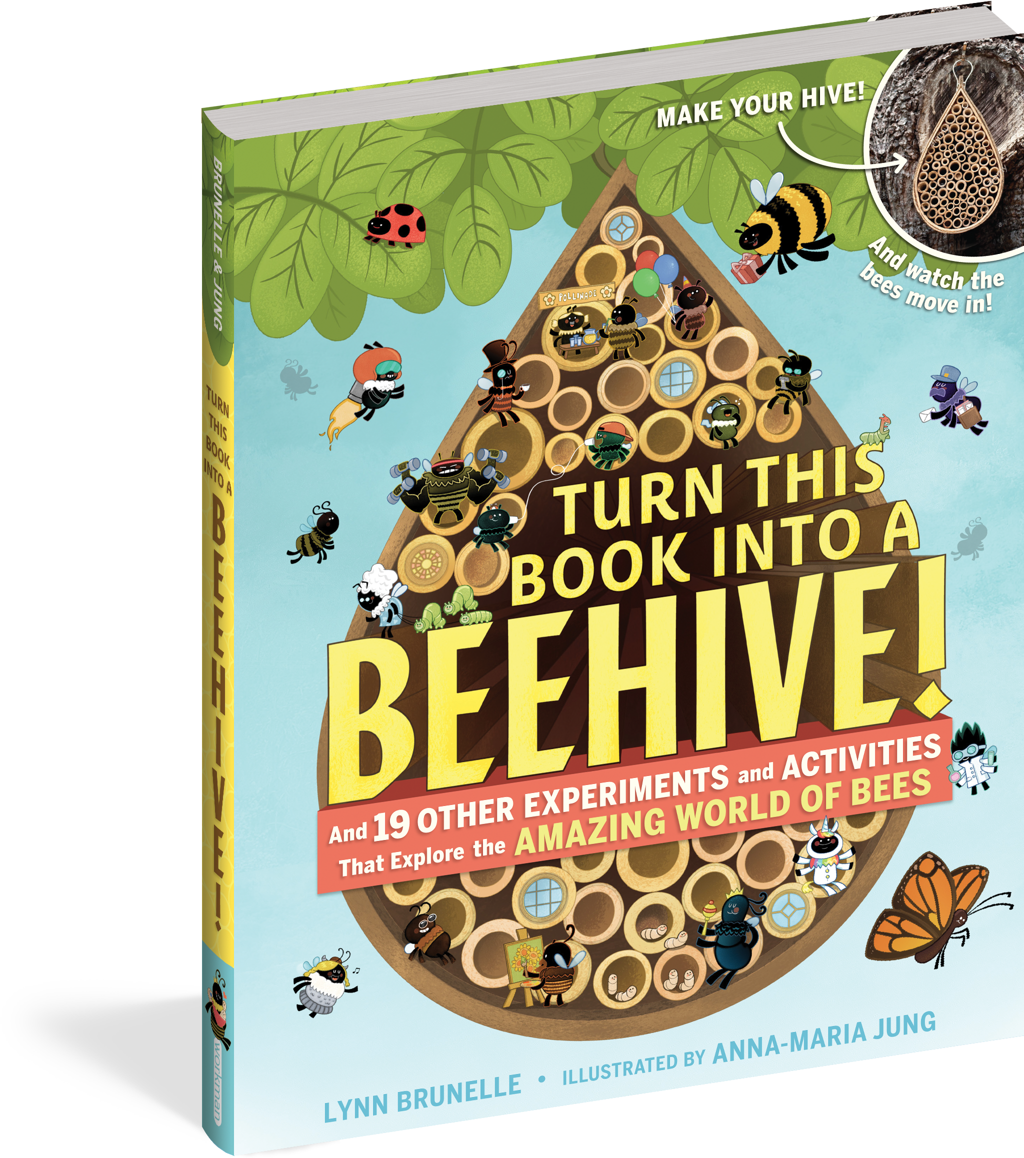 Turn This Book Into A Beehive - Turn This Book Into A Beehive! And 19 Other Experiments (2175x2400), Png Download