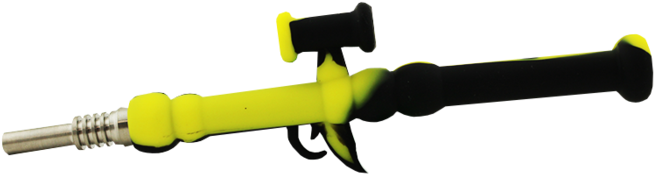 Mini Silicone Rocket Launcher Nectar Collector - Assault Rifle (700x700), Png Download