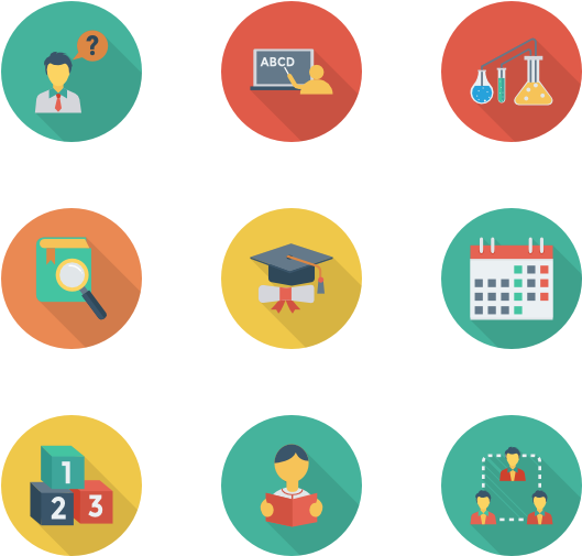 Education - Flat Icon (600x564), Png Download