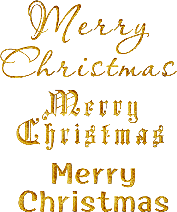 Merry Christmas Gold Png - Merry Christmas Transparent Gold (822x972), Png Download