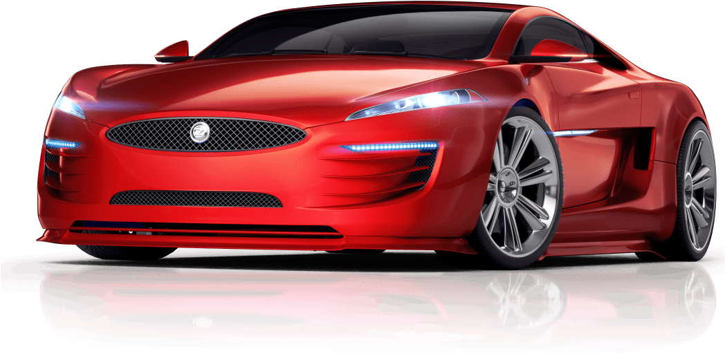 Colas & Massas - Carro Vermelho Em Png (1047x547), Png Download