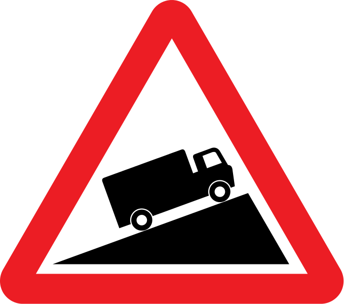Uk Traffic Sign - Slow Moving Vehicles Sign (679x600), Png Download