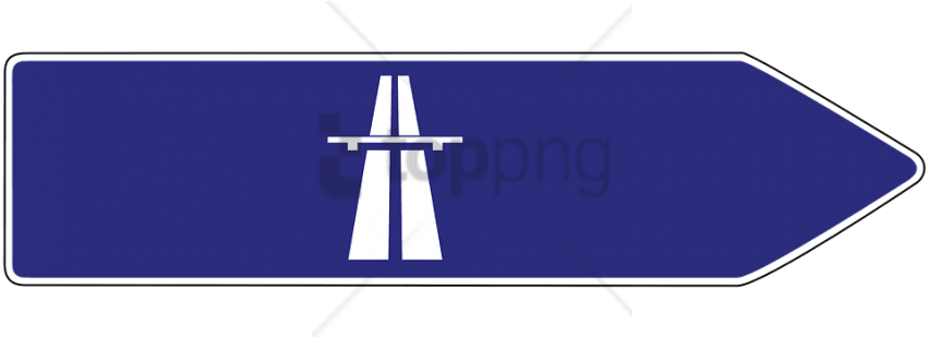 Free Png Download Highway Direction Road Sign Png Images - Direction Road Sign Png (850x425), Png Download