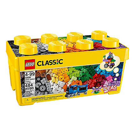 Lego Medium Creative Brick Box - Lego Classic Medium Creative Brick Box 10696 (758x426), Png Download