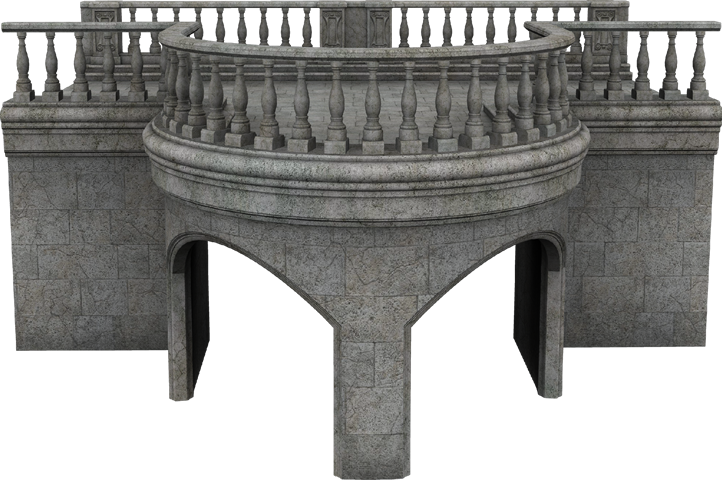 Castle-011 - Outdoor Bench (722x480), Png Download