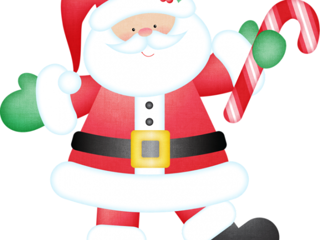 Santa Hat Clipart Merry Christmas - Christmas Stickers From Santa (640x480), Png Download