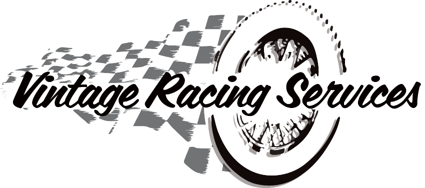 Vrs Logo Black - Vintage Racing Font (850x376), Png Download