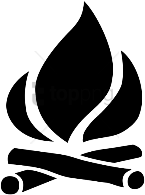Free Png Camp Fire Vector Png Image With Transparent - Fire Camp Vector Png (480x643), Png Download