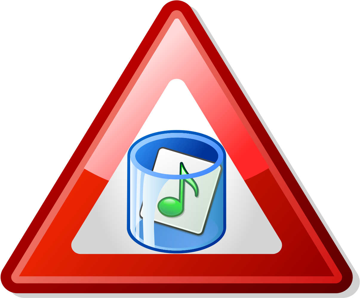 Attention Mfd Audio - Important (1229x1024), Png Download