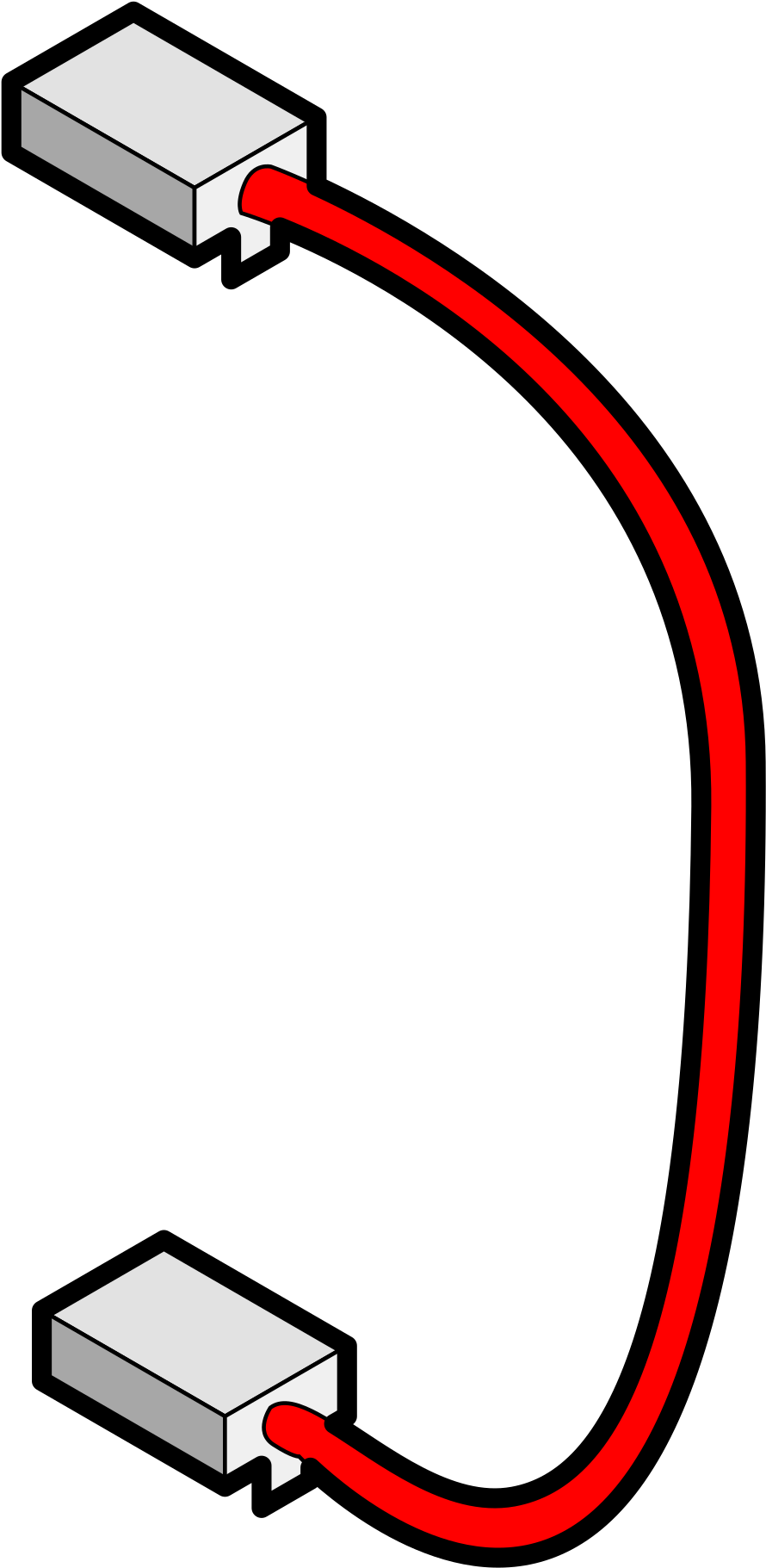 Big Image - Cable Wires Clipart (1531x2400), Png Download