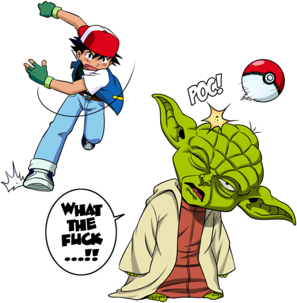 Hover To Zoom - Pokemon Yoda (587x600), Png Download