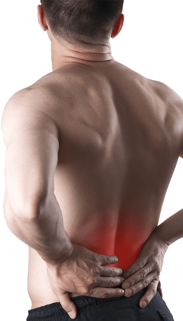 Lower Back Pain - Back Pain (595x1044), Png Download