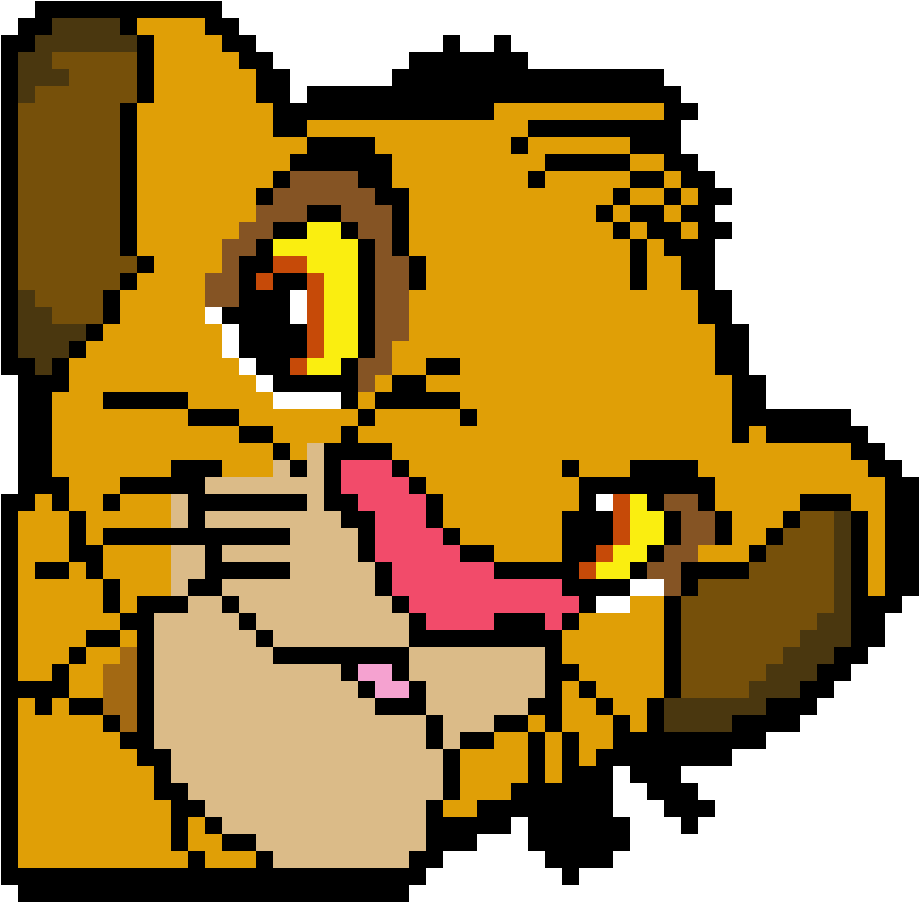 Simba - Guarda Do Leão Em Ponto Cruz (1190x1190), Png Download